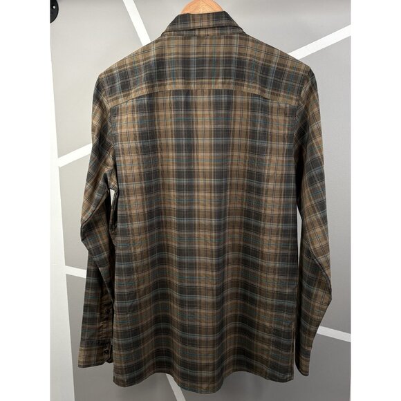 Kuhl Response Lite Button Down Full Snap Shirt Men’s Small Brown Outdoor - Picture 2 of 16